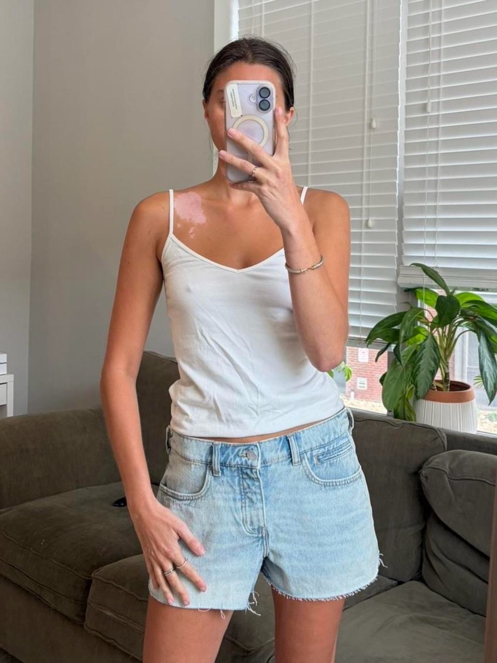 Pilcro denim shorts